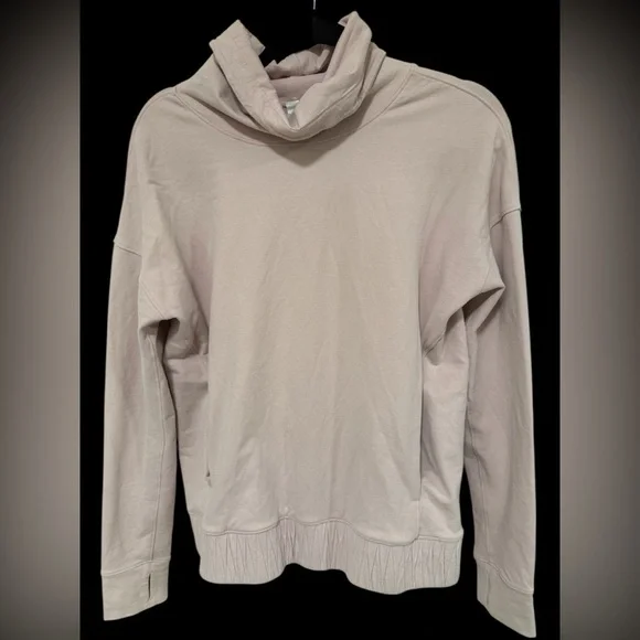 lululemon athletica Women's Light Pink Cowl Neck Sweater - Picture 9 of 9